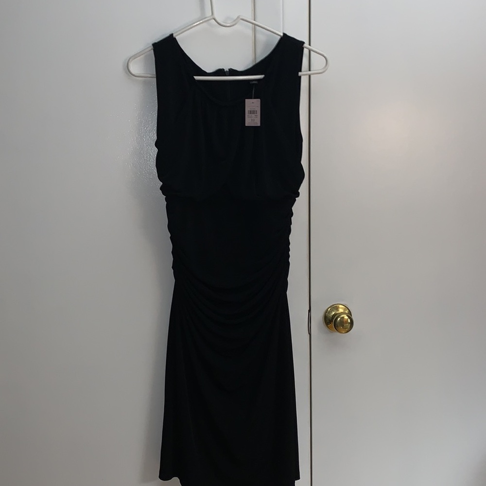 Black fitted dress